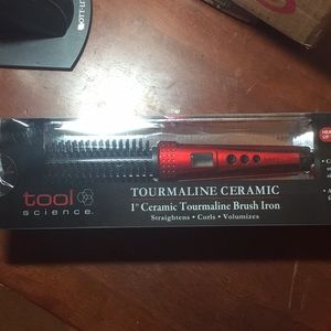 1” ceramic tourmaline brush iron